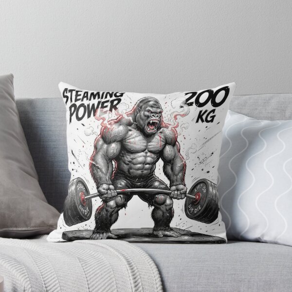 Item preview, Steaming Power Gorilla 200kg Heavy Deadlift designed and sold by Rahat3344.