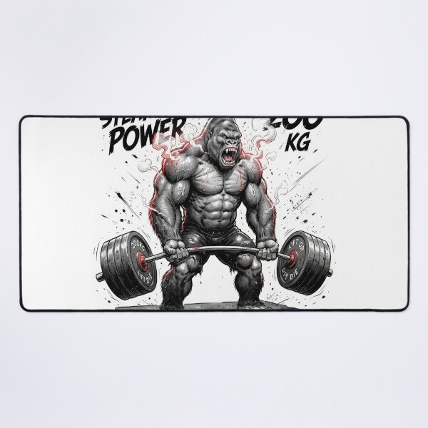 Item preview, Steaming Power Gorilla 200kg Heavy Deadlift designed and sold by Rahat3344.