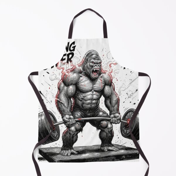 Item preview, Steaming Power Gorilla 200kg Heavy Deadlift designed and sold by Rahat3344.