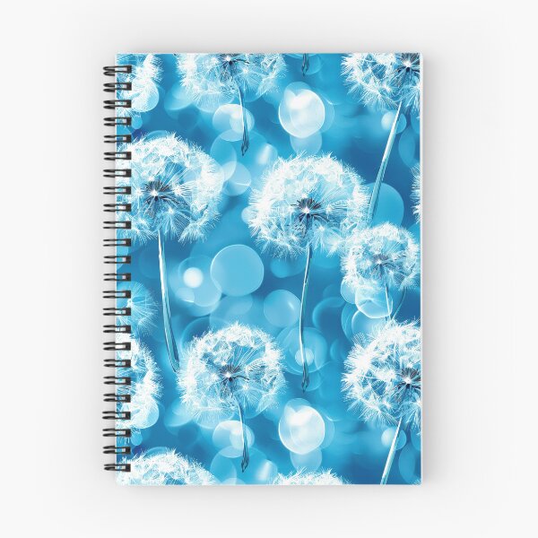 Item preview, Boho Style White Dandelion Designs On Aqua Blue designed and sold by DEC02.