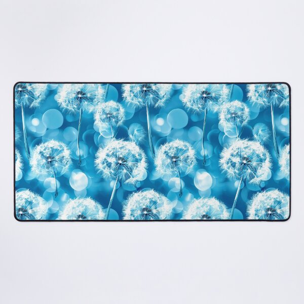 Item preview, Boho Style White Dandelion Designs On Aqua Blue designed and sold by DEC02.