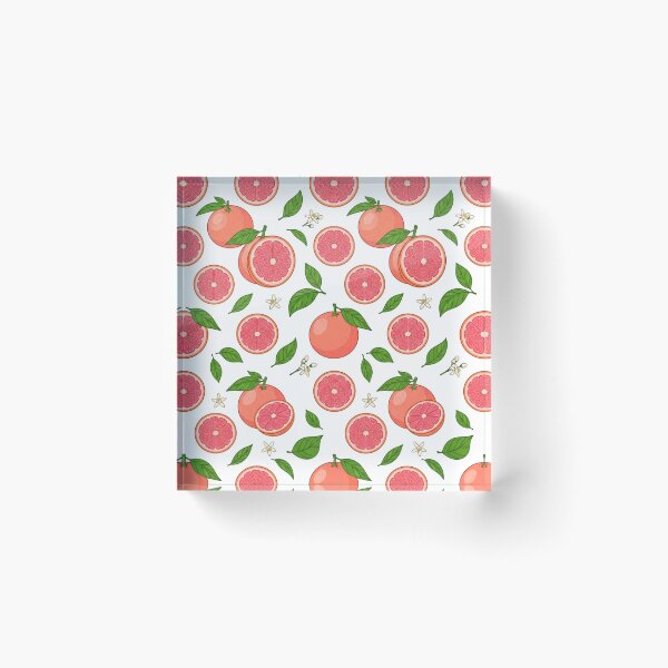 Item preview, Fresh Pink Grapefruit Fruit Pattern designed and sold by Owcomm.