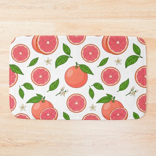 Item preview, Fresh Pink Grapefruit Fruit Pattern designed and sold by Owcomm.