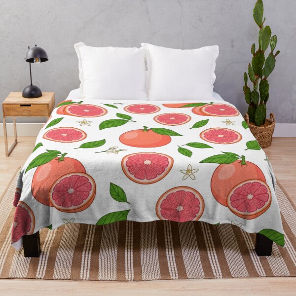 Item preview, Fresh Pink Grapefruit Fruit Pattern designed and sold by Owcomm.