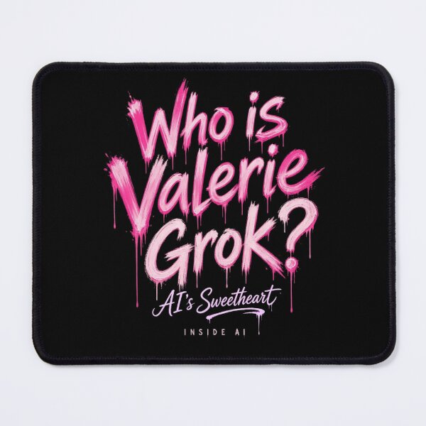 Item preview, Who Is Valerie Grok Pink Drip designed and sold by Heinessight Merch.