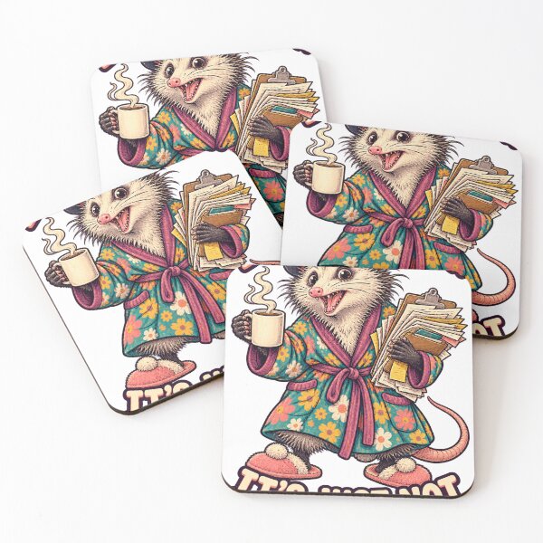 Item preview, I Have a System Opossum designed and sold by Beautifully Unhinged.