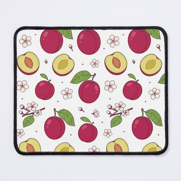 Item preview, Sweet Juicy Plums and Blossoms Pattern designed and sold by Owcomm.