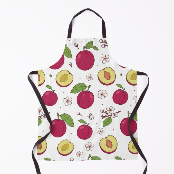 Item preview, Sweet Juicy Plums and Blossoms Pattern designed and sold by Owcomm.