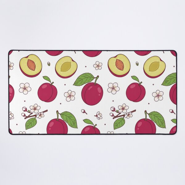 Item preview, Sweet Juicy Plums and Blossoms Pattern designed and sold by Owcomm.