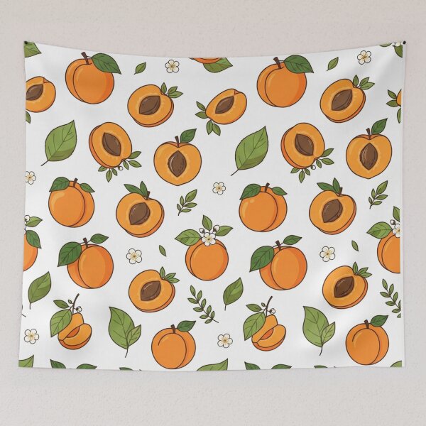 Item preview, Sweet Juicy Apricot Fruit Seamless Pattern    designed and sold by Owcomm.
