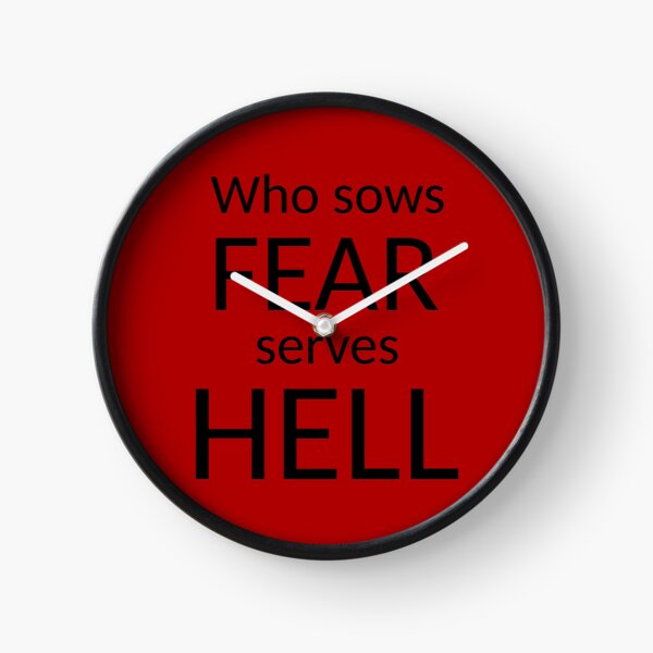Item preview, Who sows fear serves hell_V1C designed and sold by ART-OF-ORION.