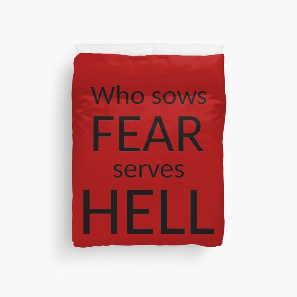 Item preview, Who sows fear serves hell_V1C designed and sold by ART-OF-ORION.