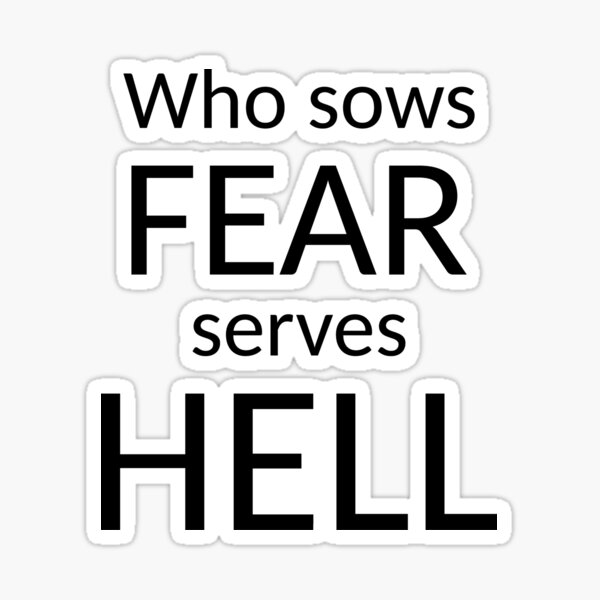 Item preview, Who sows fear serves hell_V1C designed and sold by ART-OF-ORION.