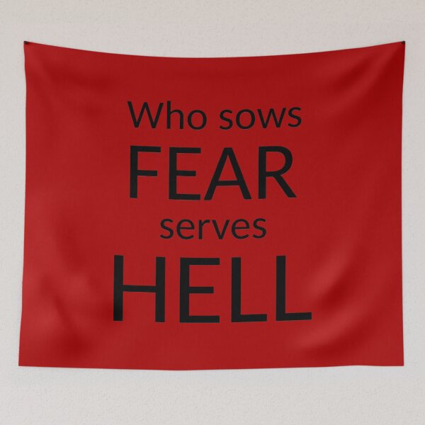 Item preview, Who sows fear serves hell_V1C designed and sold by ART-OF-ORION.