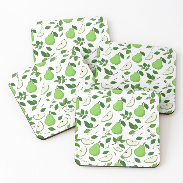 Item preview, Fresh Green Pears Fruit Pattern designed and sold by Owcomm.