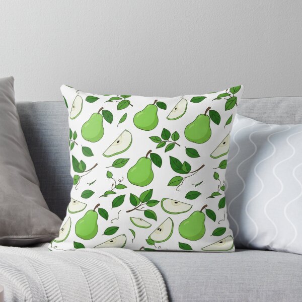 Item preview, Fresh Green Pears Fruit Pattern designed and sold by Owcomm.