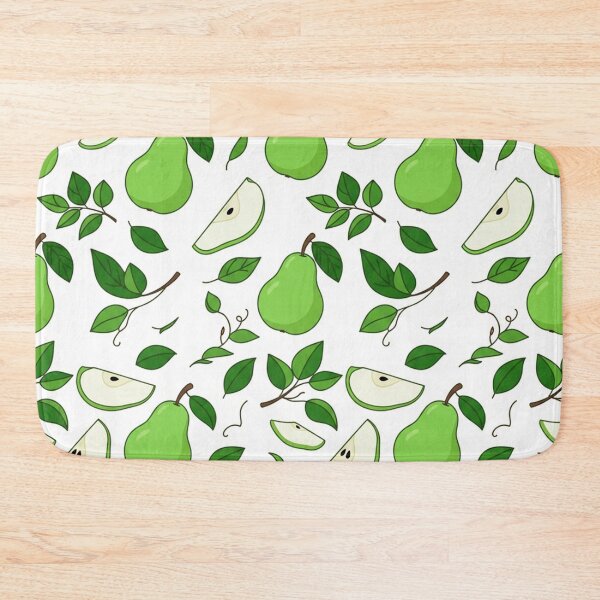 Item preview, Fresh Green Pears Fruit Pattern designed and sold by Owcomm.