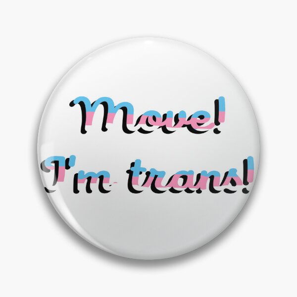 Item preview, Move I'm Trans - Trans Colors in Cursive designed and sold by AYTFA.