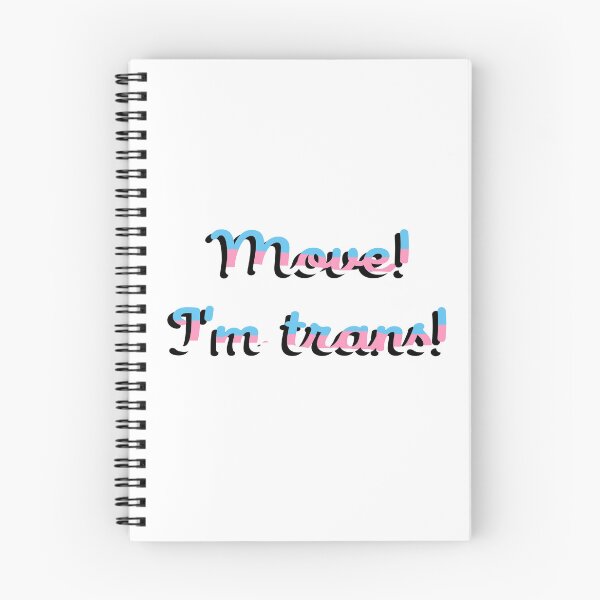 Item preview, Move I'm Trans - Trans Colors in Cursive designed and sold by AYTFA.