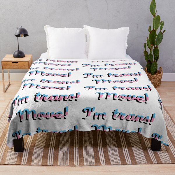 Item preview, Move I'm Trans - Trans Colors in Cursive designed and sold by AYTFA.