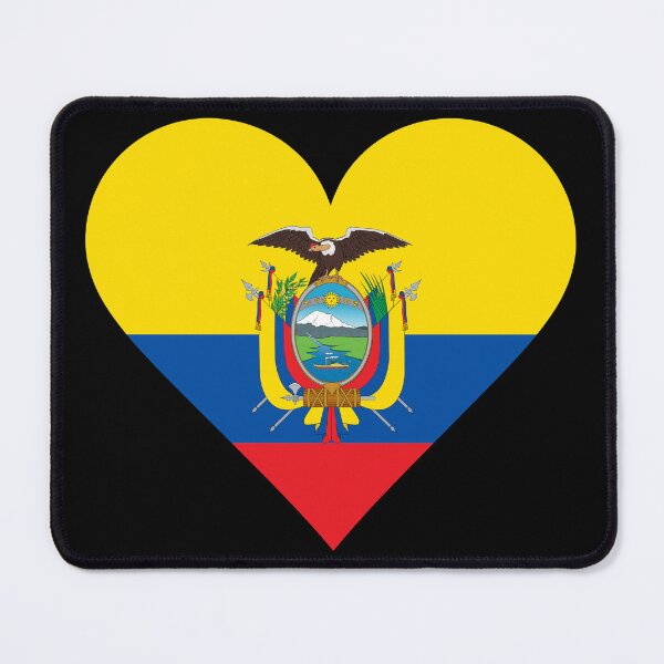 Item preview, Ecuador Heart Flag Graphic | I Love Ecuador Patriotic Symbol designed and sold by NTGUILTY.