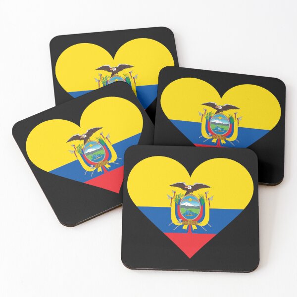 Item preview, Ecuador Heart Flag Graphic | I Love Ecuador Patriotic Symbol designed and sold by NTGUILTY.