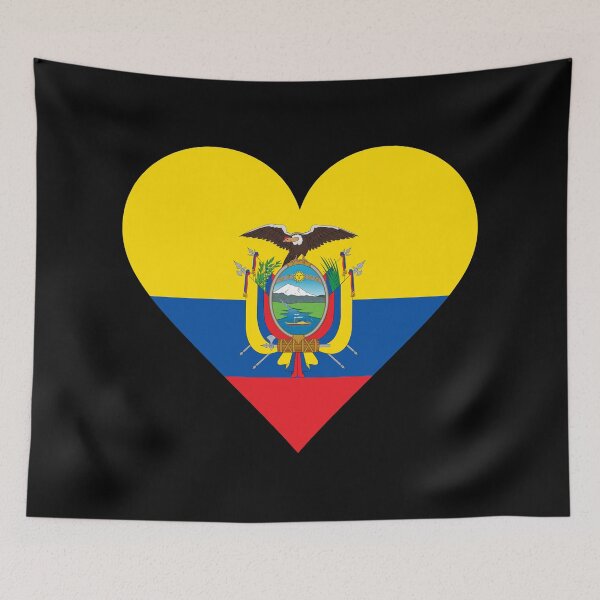 Item preview, Ecuador Heart Flag Graphic | I Love Ecuador Patriotic Symbol designed and sold by NTGUILTY.