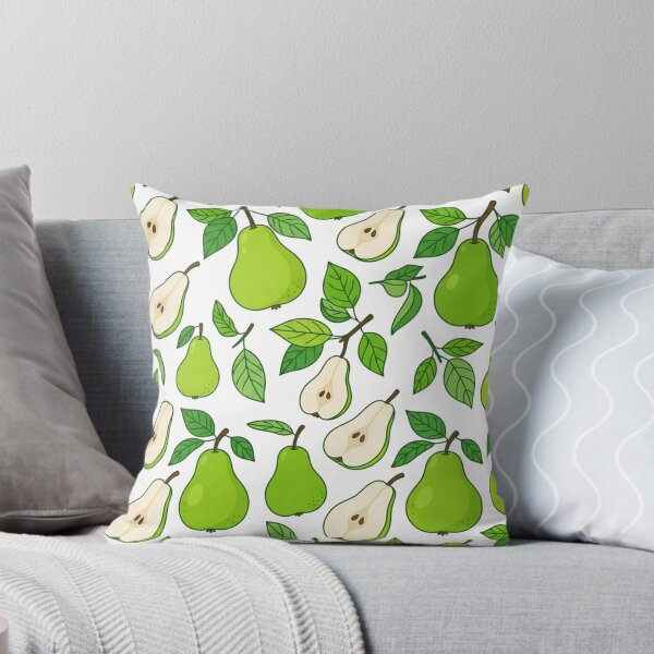 Item preview, Fresh Green Pear Fruit Pattern designed and sold by Owcomm.