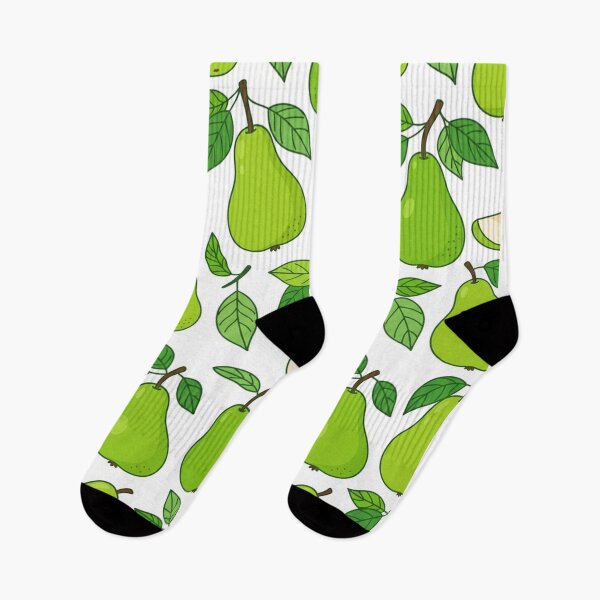 Item preview, Fresh Green Pear Fruit Pattern designed and sold by Owcomm.