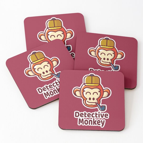 Item preview, Detective Monkey – Funny Mystery Detective Ape designed and sold by MerlinWear.