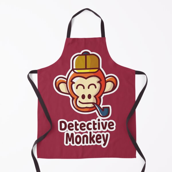 Item preview, Detective Monkey – Funny Mystery Detective Ape designed and sold by MerlinWear.