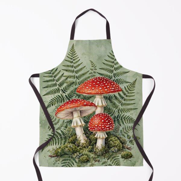 Item preview, Forest Floor Amanita Mushrooms & Ferns by PanaluPrint designed and sold by PanaluPrint .