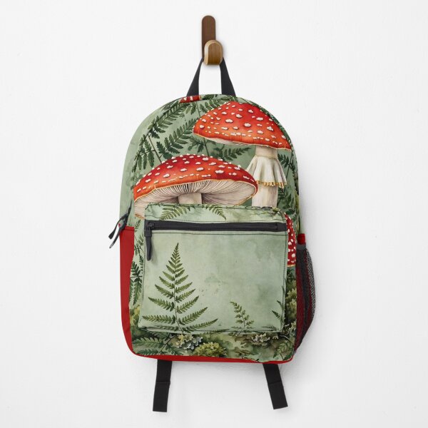 Item preview, Forest Floor Amanita Mushrooms & Ferns by PanaluPrint designed and sold by PanaluPrint .