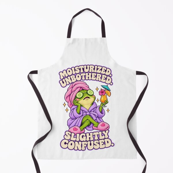 Item preview, Moisturized Unbothered Spa Frog designed and sold by MaBaker202.