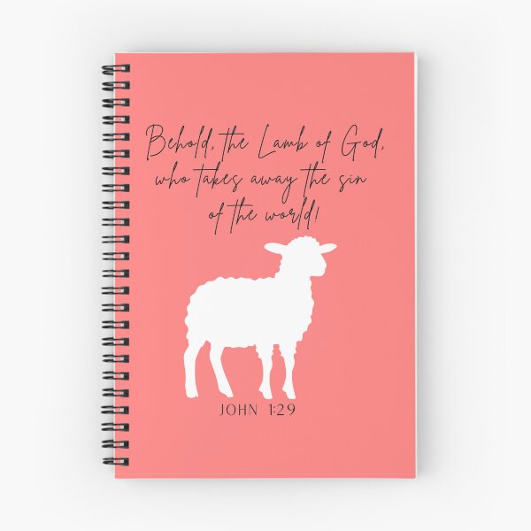 Item preview, Bible Art - John 1:29 Behold The Lamb of God designed and sold by Boy and Belugee Studio.