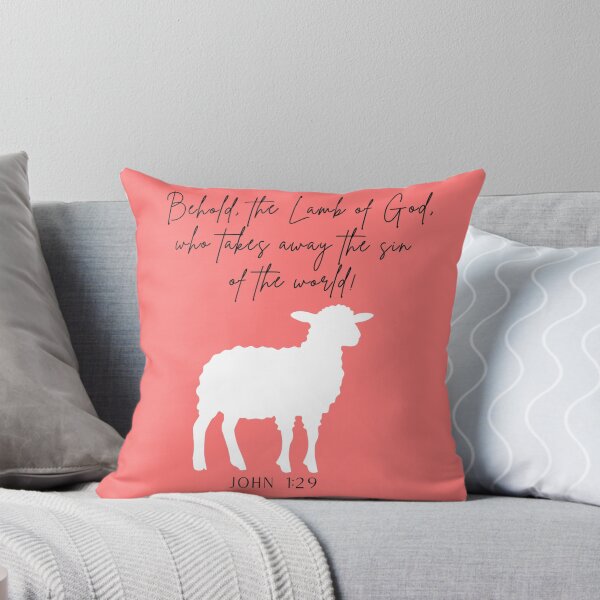 Item preview, Bible Art - John 1:29 Behold The Lamb of God designed and sold by Boy and Belugee Studio.