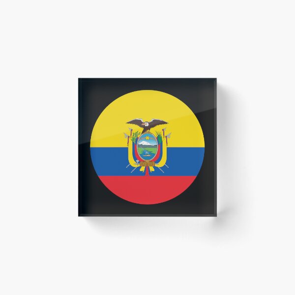 Item preview, Round Ecuador Flag Icon | Circular Ecuadorian Flag Button Element designed and sold by NTGUILTY.