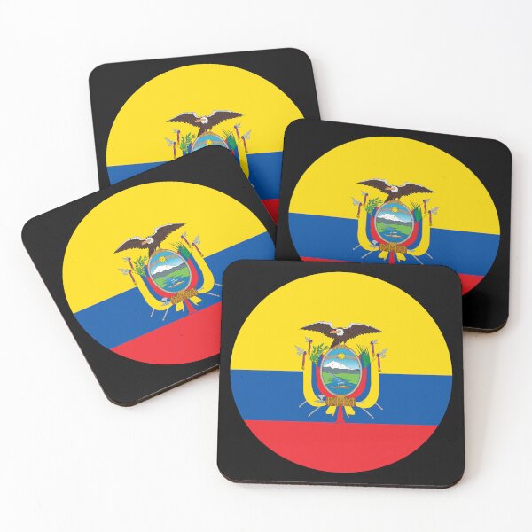 Item preview, Round Ecuador Flag Icon | Circular Ecuadorian Flag Button Element designed and sold by NTGUILTY.