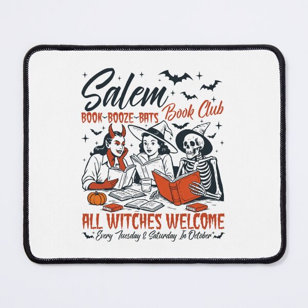 Item preview, Salem Book Club Witches Halloween Reading Tee designed and sold by Krasnovaovaova.