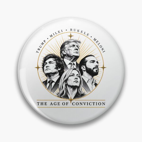 Item preview, Four Leaders Portrait - Trump, Milei, Bukele, Meloni designed and sold by MadcapPrints.