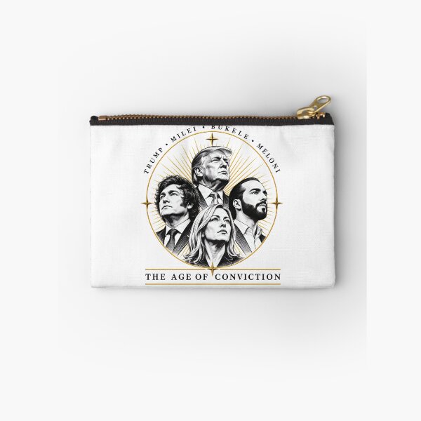 Item preview, Four Leaders Portrait - Trump, Milei, Bukele, Meloni designed and sold by MadcapPrints.