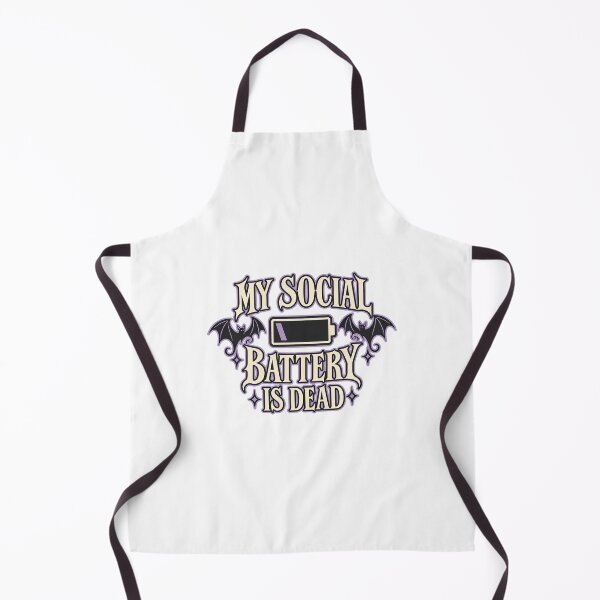 Item preview, My Social Battery Is Dead Gothic Bat Design designed and sold by epic-phrases.