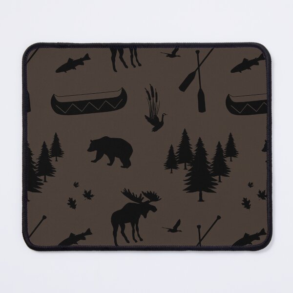 Item preview, Cabincore Lakeside Icons in Brown Bear + Black Bear designed and sold by YesterdayColl.