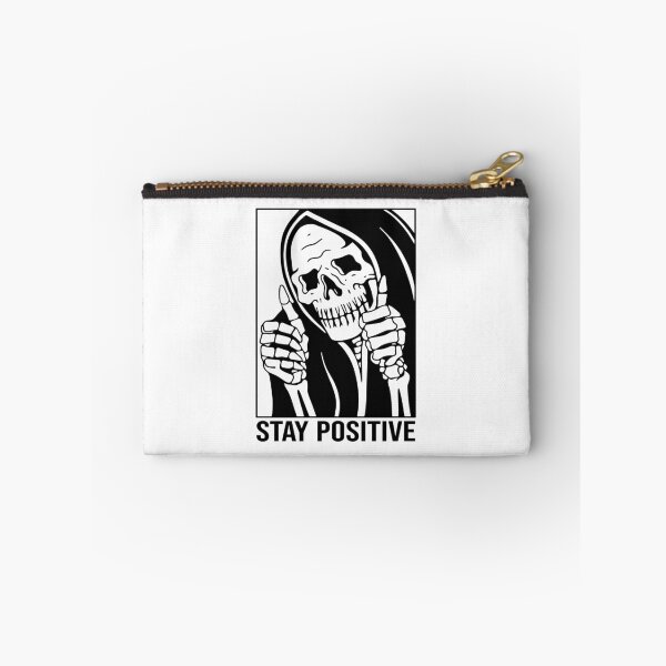 Item preview, Grim Reaper Stay Positive Funny Halloween designed and sold by Krasnovaovaova.