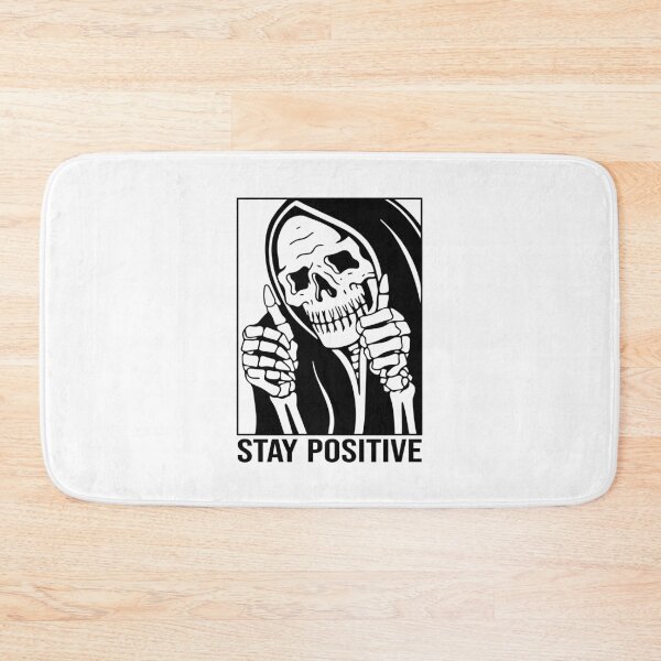 Item preview, Grim Reaper Stay Positive Funny Halloween designed and sold by Krasnovaovaova.