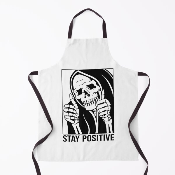 Item preview, Grim Reaper Stay Positive Funny Halloween designed and sold by Krasnovaovaova.