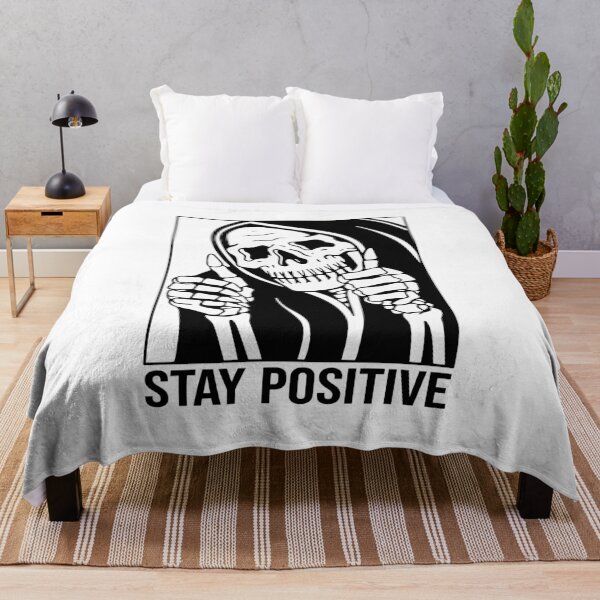 Item preview, Grim Reaper Stay Positive Funny Halloween designed and sold by Krasnovaovaova.