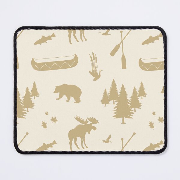 Item preview, Cabincore Lakeside Icons in Cream + Buckskin designed and sold by YesterdayColl.