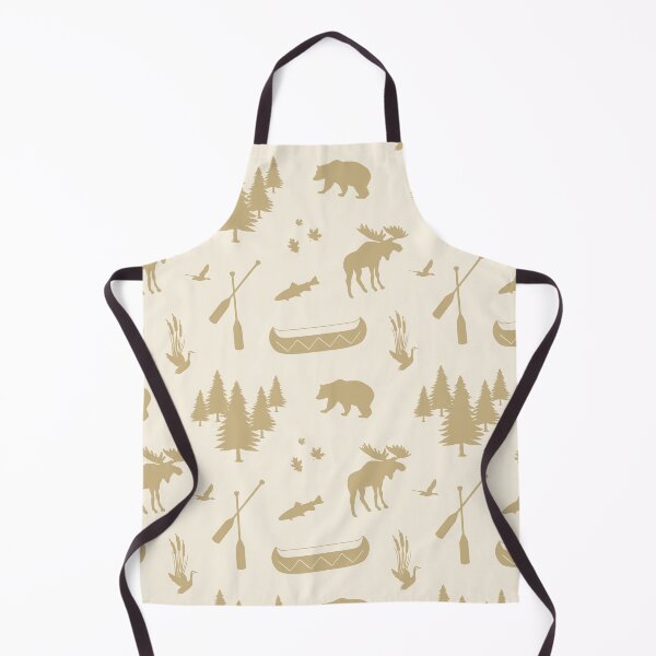 Item preview, Cabincore Lakeside Icons in Cream + Buckskin designed and sold by YesterdayColl.