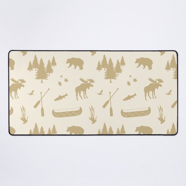 Item preview, Cabincore Lakeside Icons in Cream + Buckskin designed and sold by YesterdayColl.